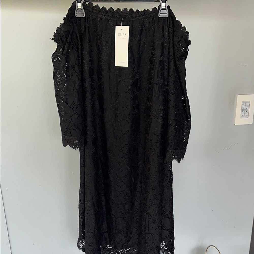 NWT OURS Off the Shoulder Lace Dress